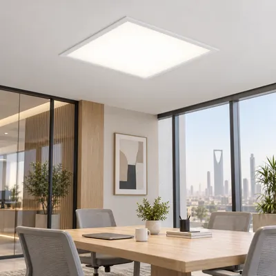 بنل سقف LED مربع 60×60 فئة 48 ضوء شمسي (أبيض طبيعي) – إنارة مكاتب سقفية مسطحة – 61678
