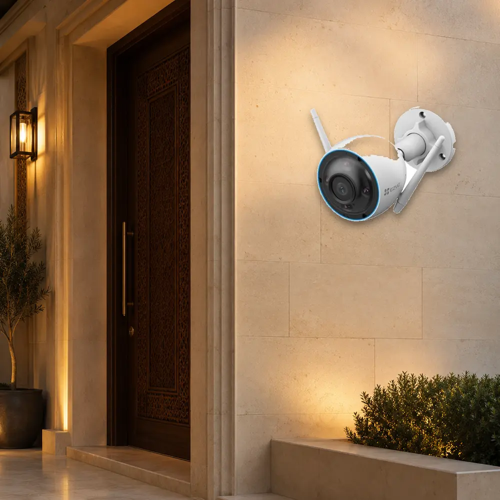 كاميرا مراقبة خارجية ايزفيز EZVIZ بدقة 3K 5MP — CS-H3 (3K,5MP)
