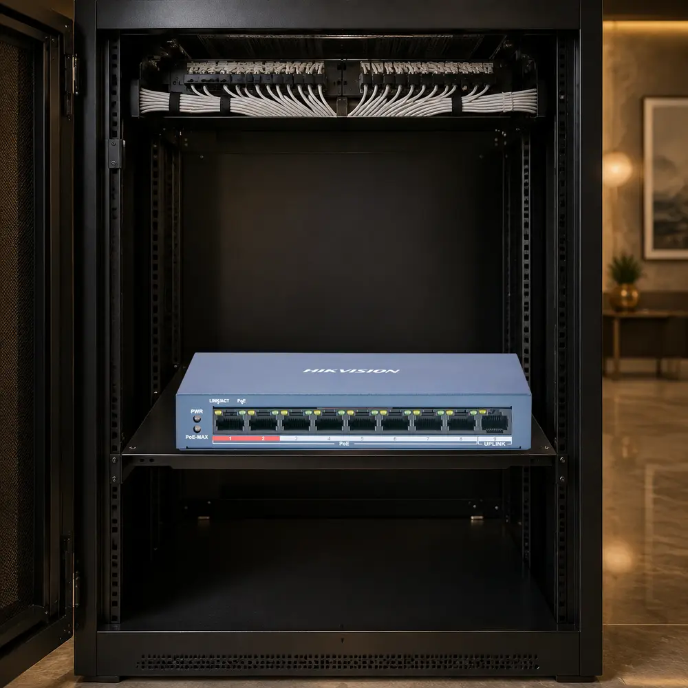 سويتش شبكة PoE هيك فيجن HIKVISION — DS-3E0109P-E/M