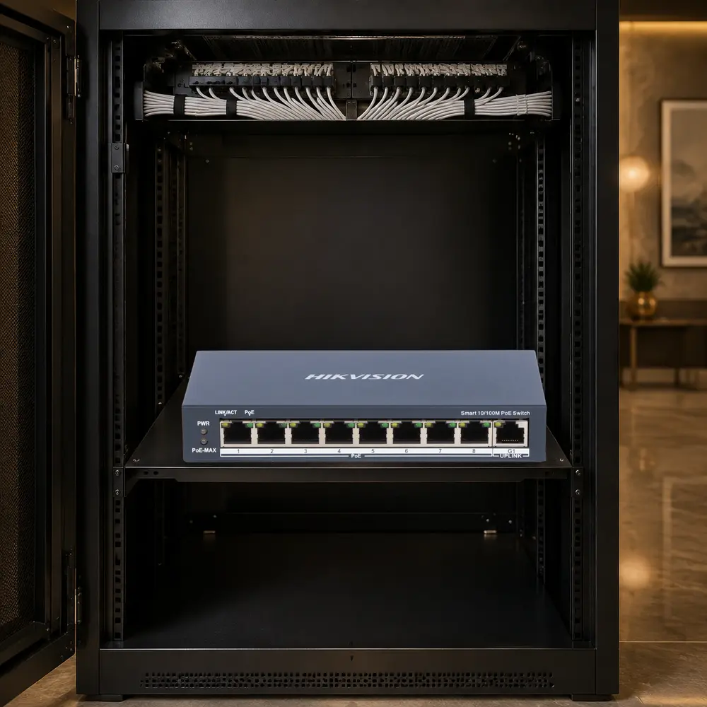 سويتش شبكة PoE هيك فيجن HIKVISION — DS-3E1309P-EI
