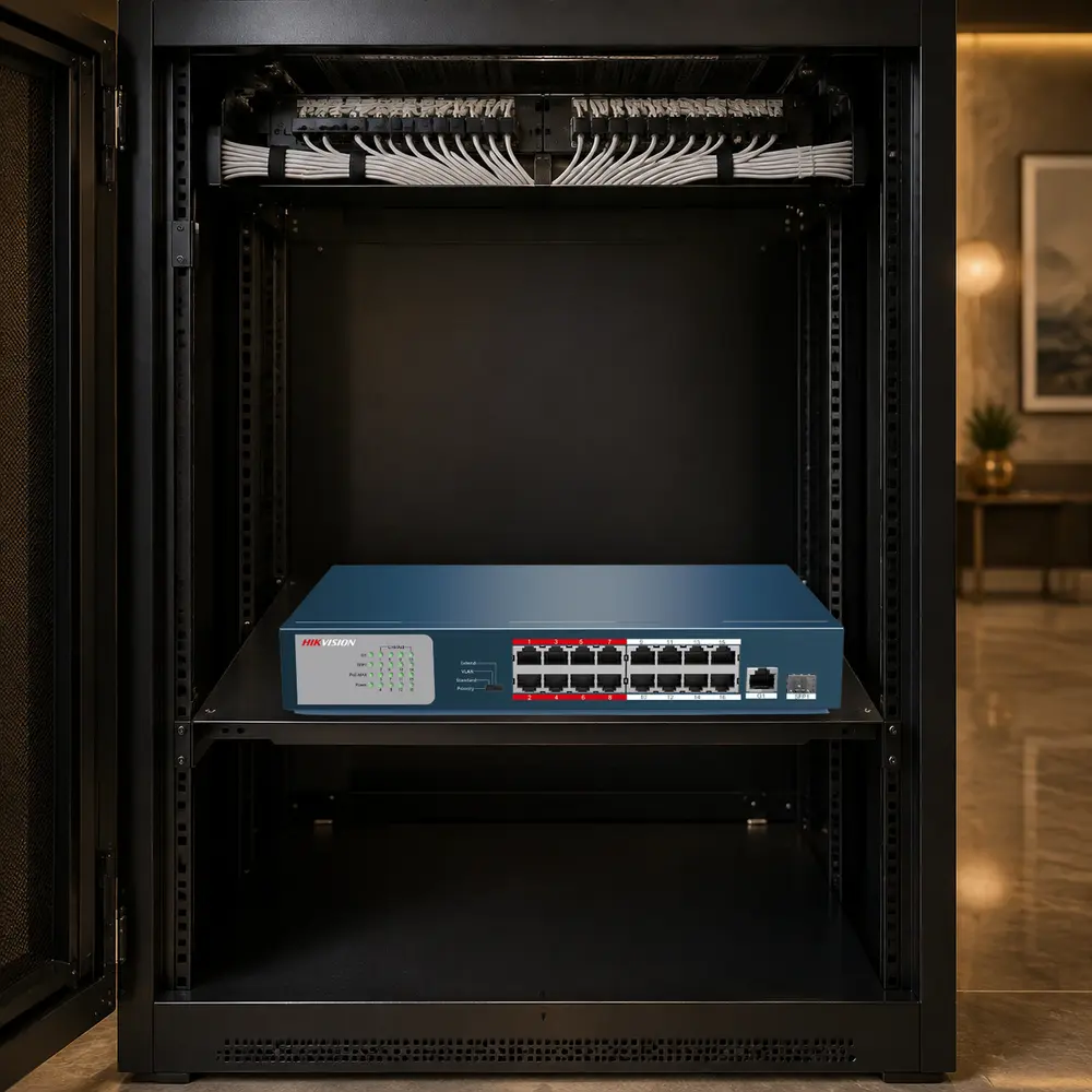 سويتش شبكة PoE هيك فيجن HIKVISION — DS-3E0318P-E/M