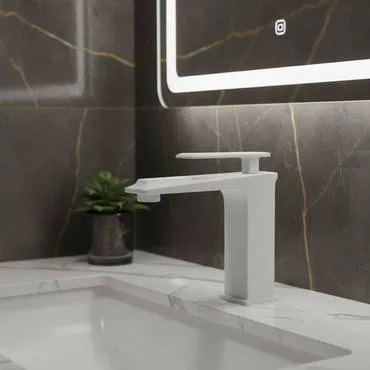 خلاط مغسلة ابيض - PP10127-WS