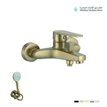 خلاط دش ذهبي مطفي بلوتو + سماعة دش - PR30-1-BG